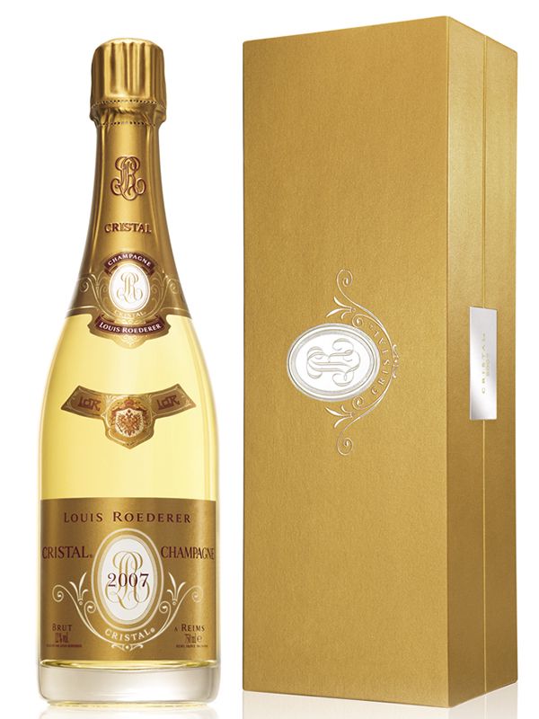 Шампанське Louis Roederer Cristal Vintage 2007 Gift біле брют 12%