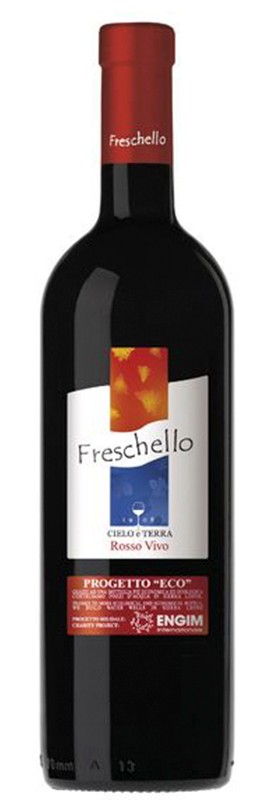 Вино Cielo e Terra Freschello Rosso червоне напівсолодке 10.5%
