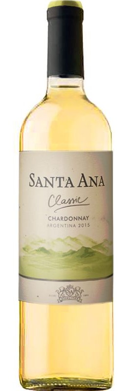 Вино Chardonnay Santa Ana біле напівсухе