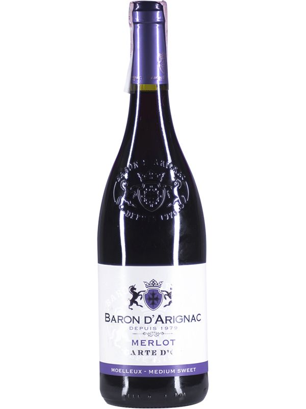 Вино Merlot Baron d'Arignac червоне напівсолодке