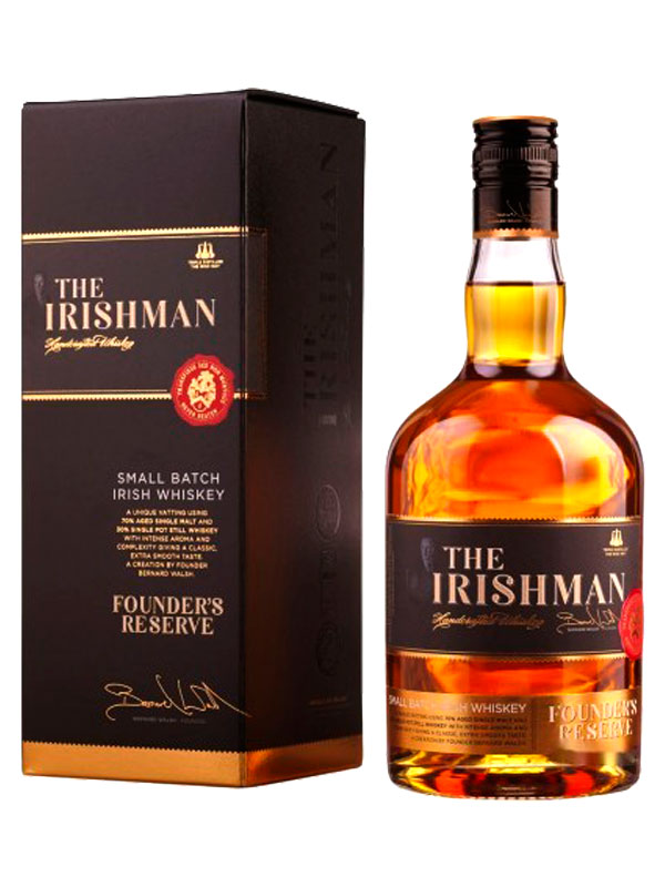 Віскі Irishman 70 Irish Whisky 8 років витримки 40% в подарунковій упаковці