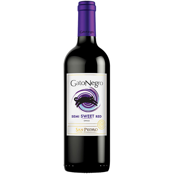 Вино Gato Negro San Pedro червоне напівсолодке