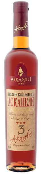 Коньяк Асканелі 3 роки витримки 40%