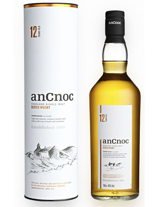 Віскі AnCnoc 12 років витримки 40%