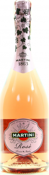 Вино ігристе Martini Rose напівсухе 9.5%