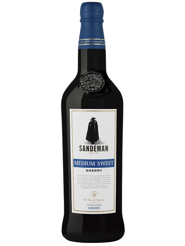 Вино херес Medium Sweet Sherry Sandeman біле напівсолодке 15%