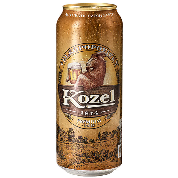 Упаковка пива Velkopopovicky Kozel Premium світле фильтрованное 4.6%