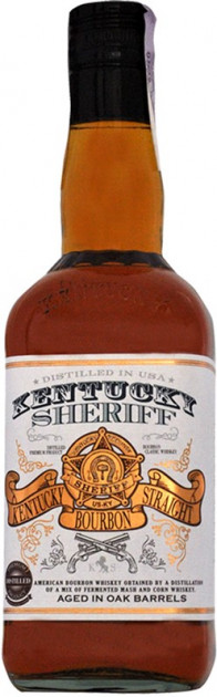 Віскі Kentucky Sheriff American Bourbon 4 роки витримки 40%
