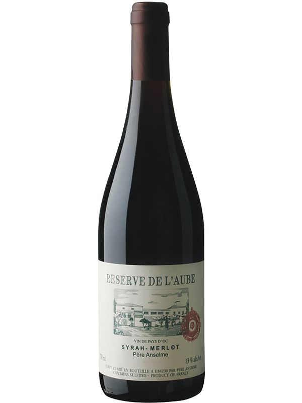 Вино Reserve de l'Aube Syrah-Merlot Pere Anselme червоне сухе 12%