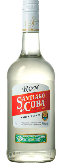 Ром Santiago De Cuba Carta Blanca 38%