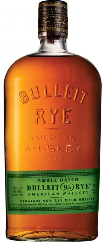 Житній віскі Bulleit Rye витримка 3 роки 45%