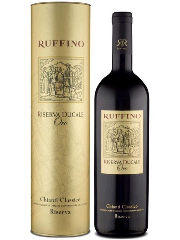 Вино Ducale Riserva Oro Chianti Classico Gran Selezione 2011 Ruffino червоне сухе в тубусе 14.5%