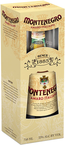 Бітер Gruppo Montenegro Amaro + келих у подарунковій упаковці 23%