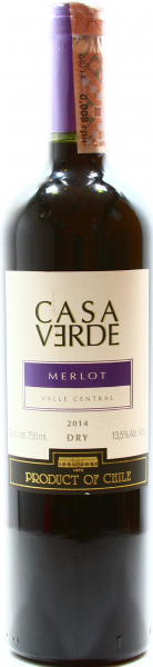 Вино Casa Verde Merlot червоне сухе 13%