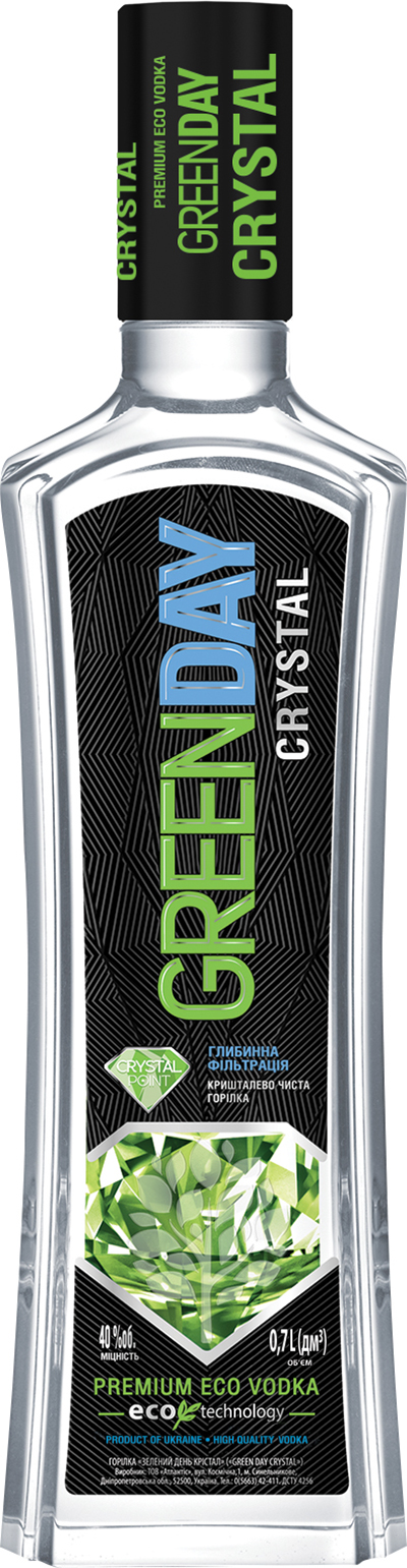 Горілка Green Day Crystal 40%
