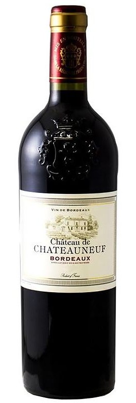 Вино Bordeaux Rouge Chateau de Chateauneuf червоне сухе 12.5%