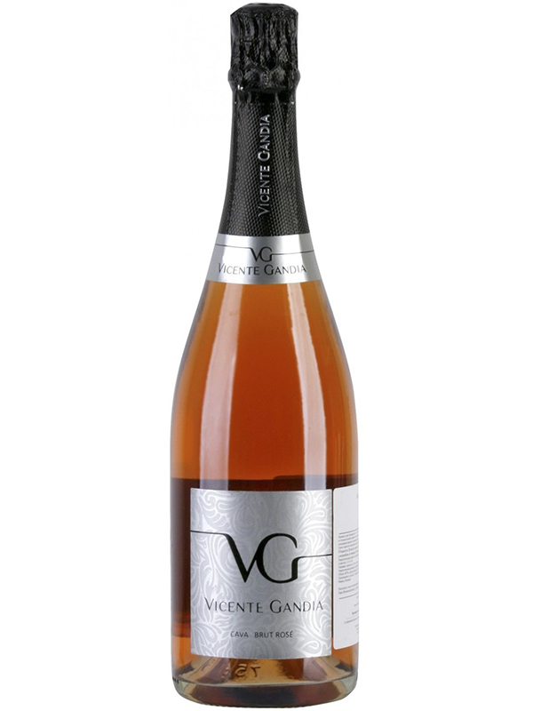 Вино ігристе Vicente Gandia Cava Brut Rose рожеве брют 12%