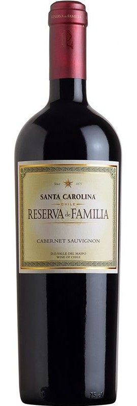 Вино Cabernet Sauvignon Reserva de Familia Santa Carolina червоне сухе 14.5%