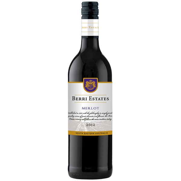 Вино Merlot Berri Estates червоне напівсухе 13.5%