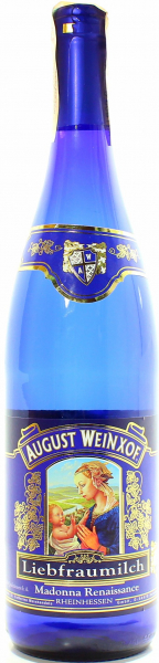 Вино August Weinxof Liebfraumilch Rheinhessen Madonna Renaissance біле напівсолодке 9.5%