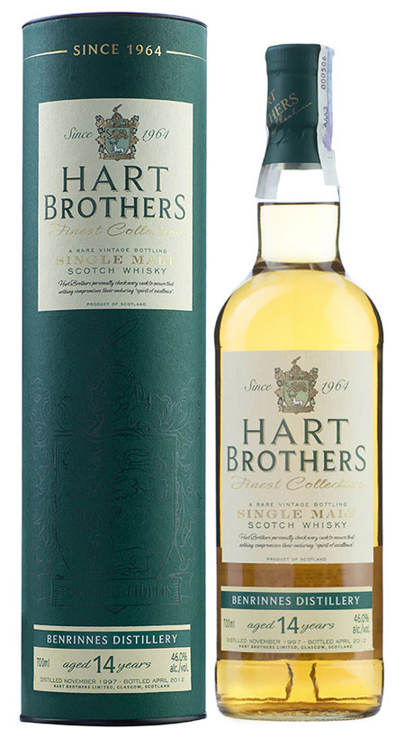 Віскі Hart Brothers Benrinnes Vintage 14 YO 46%