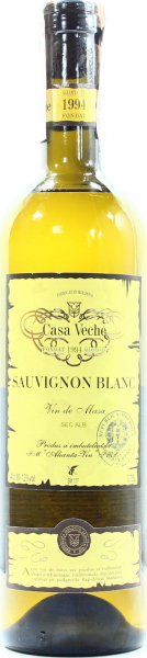 Вино Casa Veche Sauvignon Blanc біле сухе 9-11%