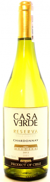 Вино Casa Verde Rezerva Chardonnay біле сухе 13%