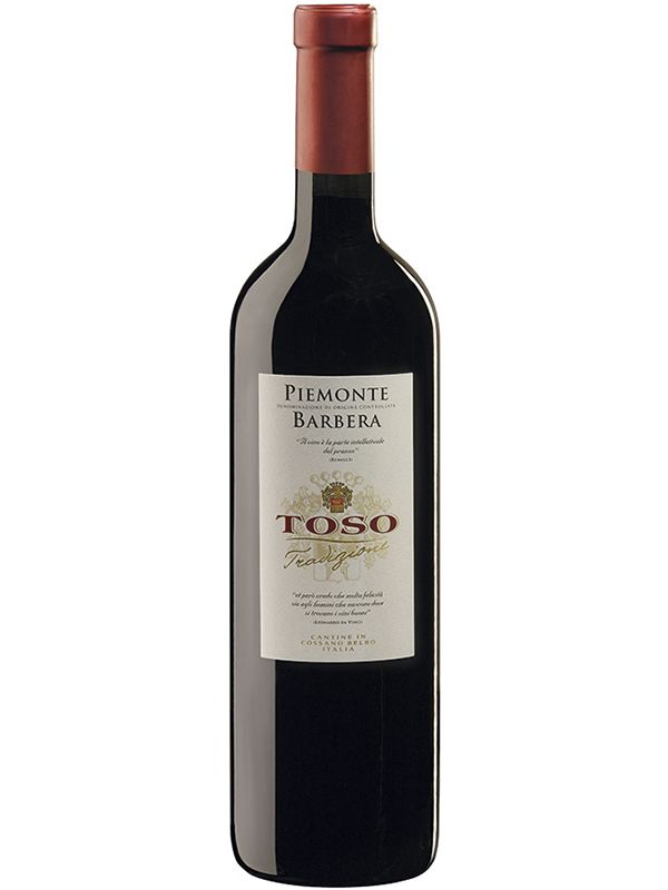 Вино Barbera d'Asti Toso червоне сухе 13%
