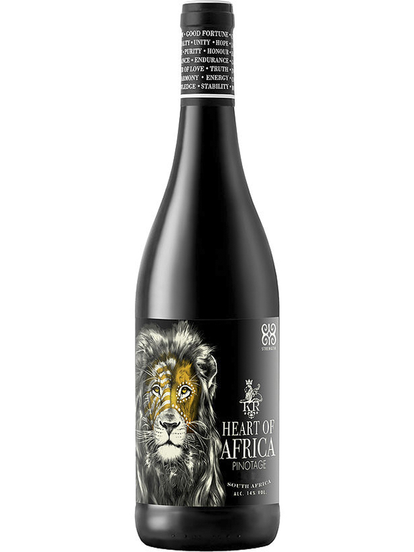 Вино Pinotage Heart of Africa The Grinder червоне сухе 14%