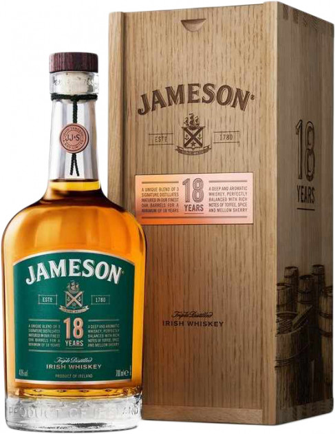 Віскі Jameson Limited Reserve 18 років витримки 40% в подарунковій упаковці