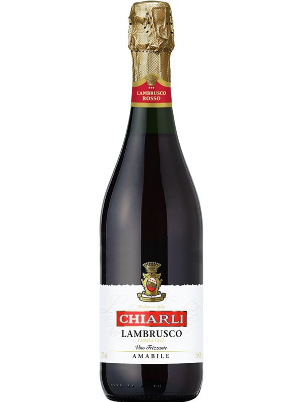 Вино ігристе Chiarli Lambrusco Rosso червоне солодке 7.5%