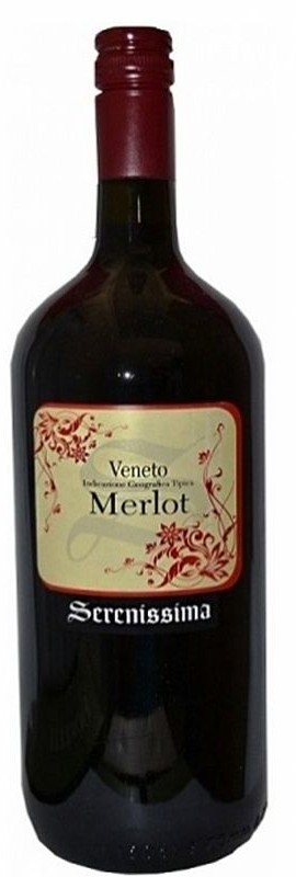 Вино Merlot Serenissima червоне сухе