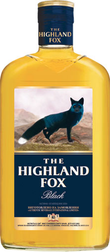 Настоянка The Highland Fox Black 38%