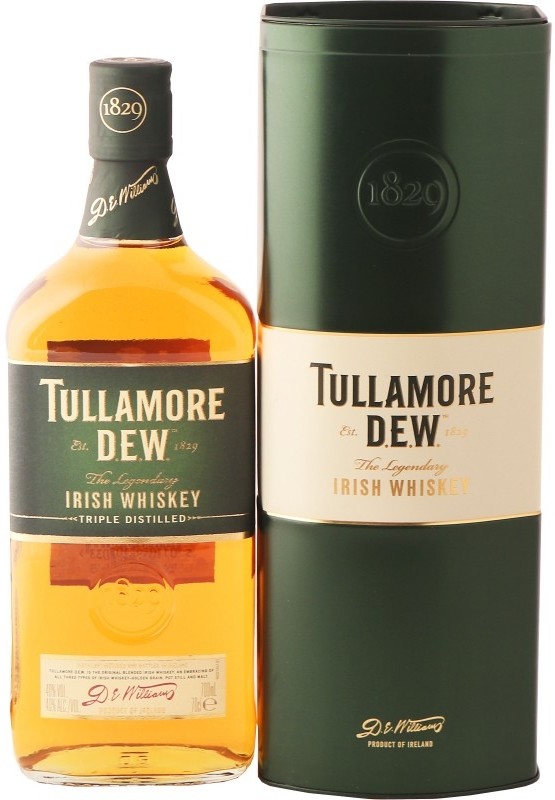 Віскі Tullamore Dew Original в тубусі 40%