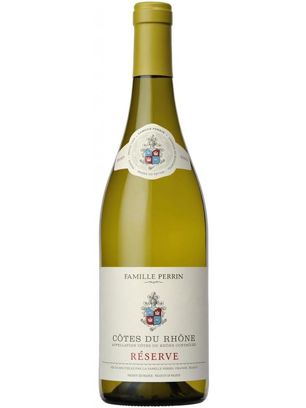 Вино Cotes du Rhone Blanc Reserve Famille Perrin біле сухе 13%