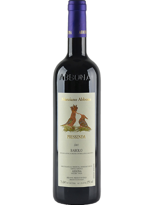 Вино Barolo "Pressenda" Abbona 2007 року червоне сухе