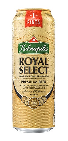 Упаковка пива Kalnapilis Royal Select світле фильтрованное 5.6%