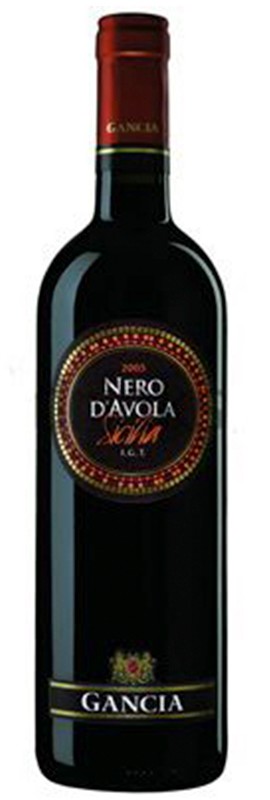Вино Gancia Nero d'Avola Sicilia червоне сухе 12.5%