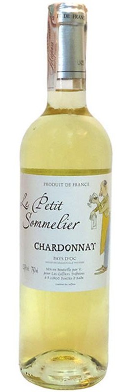 Вино Chardonnay Le Petit Sommelier біле сухе
