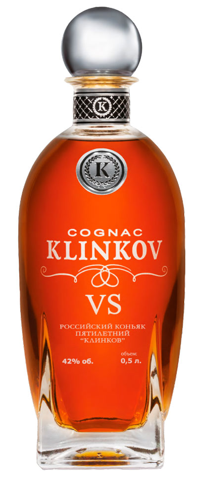 Коньяк Klinkov VIP VS 5 років витримки 40%