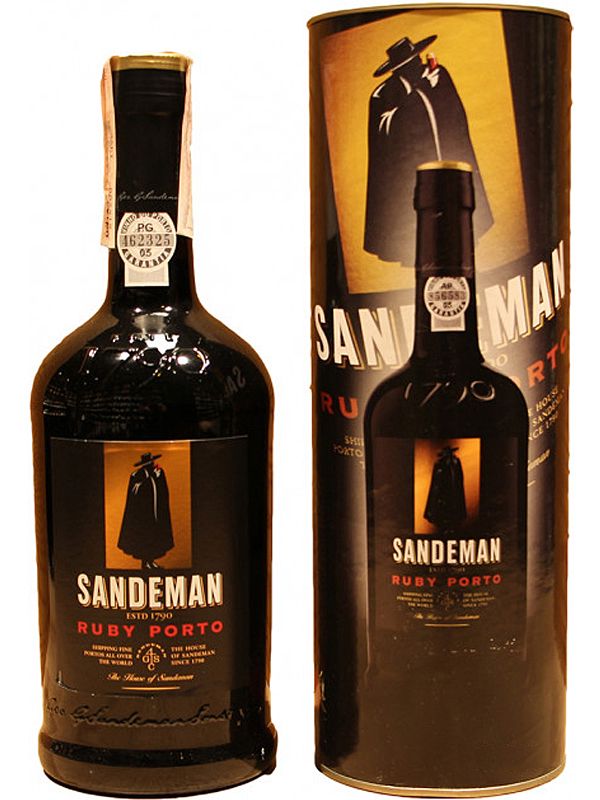 Портвейн Ruby Porto Sandeman червоне солодке в тубусі