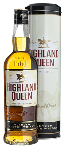 Віскі Highland Queen 40% в тубусі