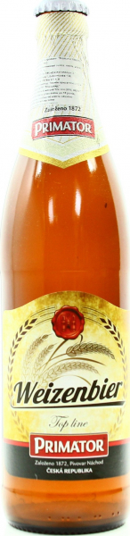 Упаковка пива Primator Weizenbier світле нефильтрованное 5%