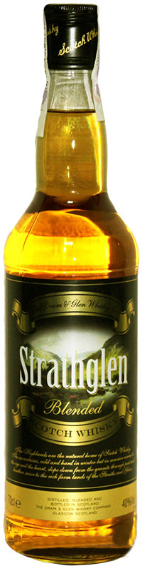 Віскі Glasgow Whisky Limited Віскі Glasgow Whisky Limited Strathglen витримка 3 роки 40%