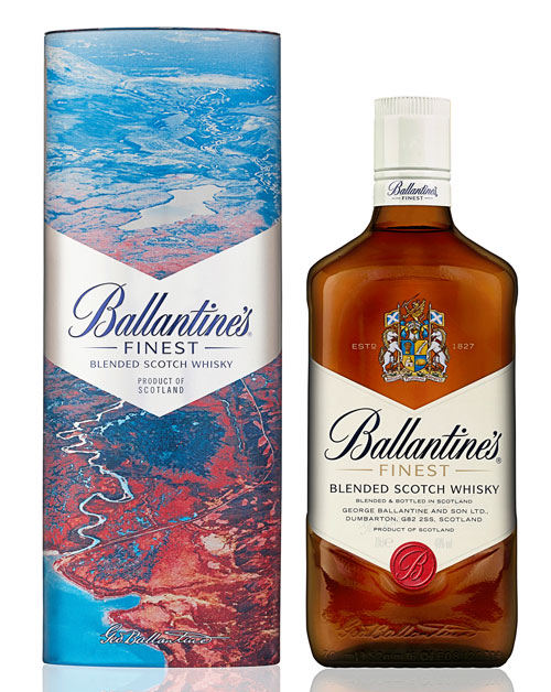 Віскі Ballantine's Finest 40% в подарунковій металевій упаковці