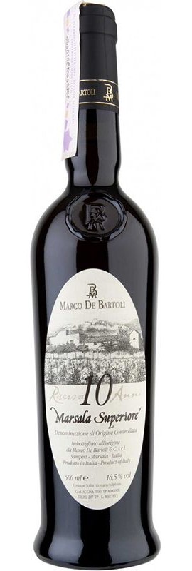 Вино марсала Marsala Superiore Riserva Marco De Bartoli 10 років червоне солодке