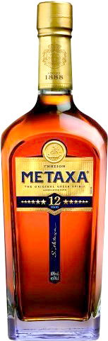 Бренді Metaxa 12 років витримки 40%