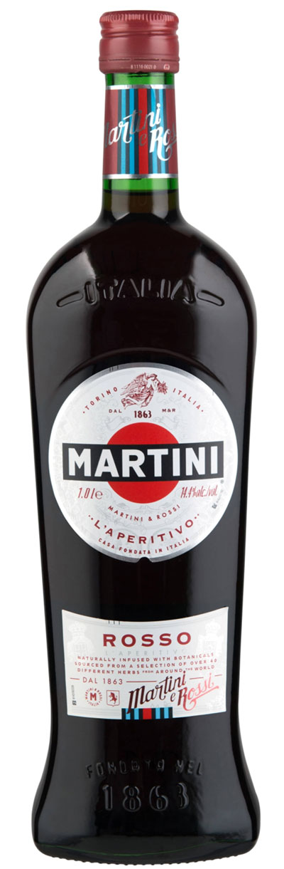 Вермут Martini Rosso напівсолодкий 15%