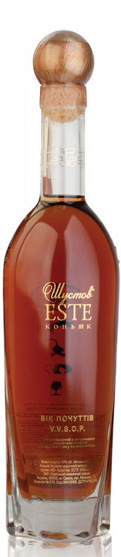 Коньяк Шустов ECTE V.V.S.O.P без тубуса 4 роки витримки 40%