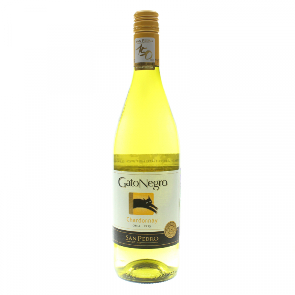 Вино Gato Negro Chardonnay San Pedro біле сухе 13%